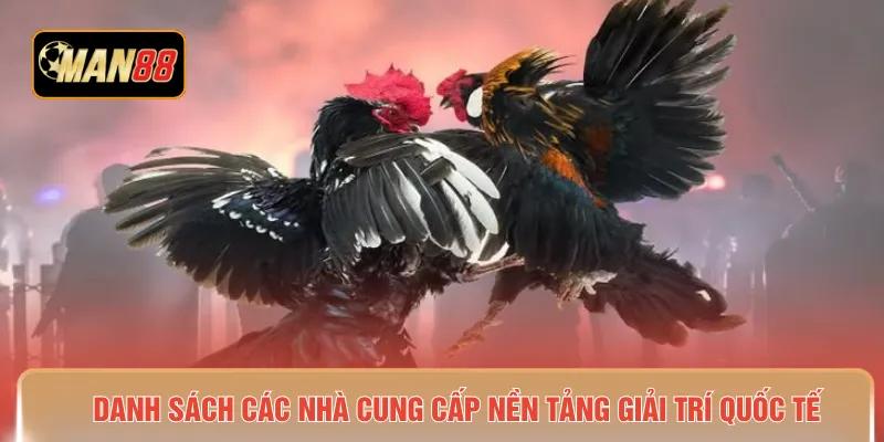 Danh sách các nhà cung cấp nền tảng giải trí quốc tế
